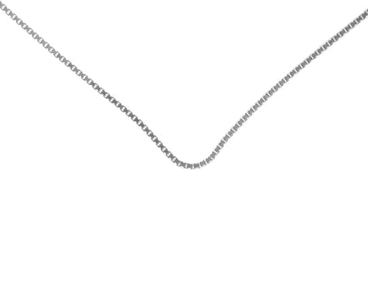 24" Medium Box Chain, Sterling Silver