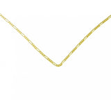 14k Gold Light Figaro Chain, Available in 3 Different Sizes
