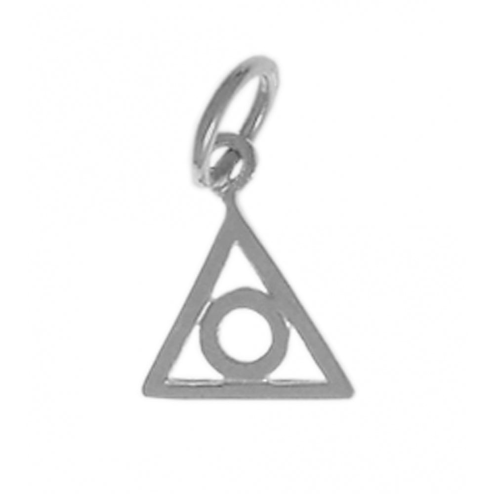 Sterling Silver Pendant, Family Recovery Symbol, Small Size