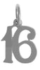 Sterling Silver Pendant, Numerals for Celebrating All Occasions; Anniversary, Birthdays