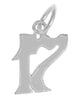 Sterling Silver Pendant, Numerals for Celebrating All Occasions; Anniversary, Birthdays