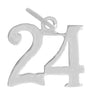 Sterling Silver Pendant, Numerals for Celebrating All Occasions; Anniversary, Birthdays