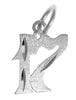 Sterling Silver Pendant, Numerals for Celebrating All Occasions; Anniversary, Birthdays
