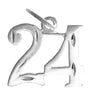 Sterling Silver Pendant, Numerals for Celebrating All Occasions; Anniversary, Birthdays