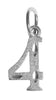 Sterling Silver Pendant, Numerals for Celebrating All Occasions; Anniversary, Birthdays