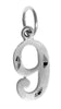 Sterling Silver Pendant, Numerals for Celebrating All Occasions; Anniversary, Birthdays