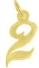 14k Gold Pendant, Numerals for Celebrating All Occasions; Anniversary, Birthdays