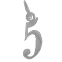 Sterling Silver Pendant, Numerals for Celebrating All Occasions; Anniversary, Birthdays
