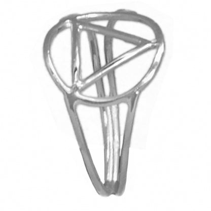 Sterling Silver Ring, Alcoholics Anonymous AA Symbol