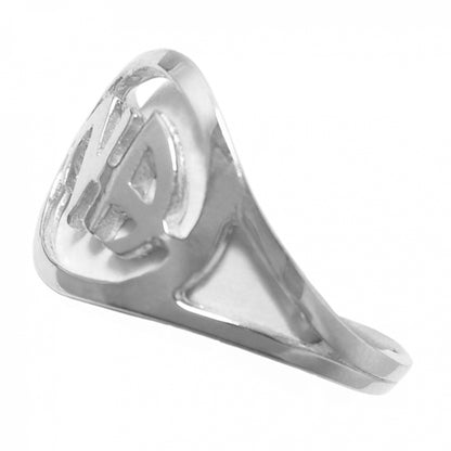 Sterling Silver Ring, "NA " Initials
