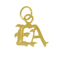 Emotions Anonymous (EA) Pendant, 14k Gold, Small "EA" Initials