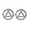 Sterling Silver Twist Wire Style Stud Earrings Very Small