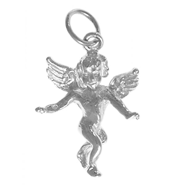 Sterling Silver Pendant, Guardian Angel
