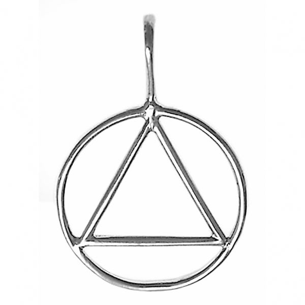 Sterling Silver Simple Wire Look Pendant