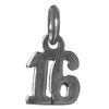 Sterling Silver Pendant #'s 10-29 Small Numerals for Celebrating All Occasions; Anniversary, Birthdays