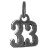 Sterling Silver Pendant #'s 30-49,Small Numerals for Celebrating All Occasions; Anniversary, Birthdays
