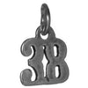 Sterling Silver Pendant #'s 30-49,Small Numerals for Celebrating All Occasions; Anniversary, Birthdays