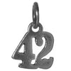 Sterling Silver Pendant #'s 30-49,Small Numerals for Celebrating All Occasions; Anniversary, Birthdays