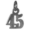 Sterling Silver Pendant #'s 30-49,Small Numerals for Celebrating All Occasions; Anniversary, Birthdays