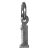 Sterling Silver Pendant 1-9 & 00-09 Small Numerals for Celebrating All Occasions; Anniversary, Birthdays