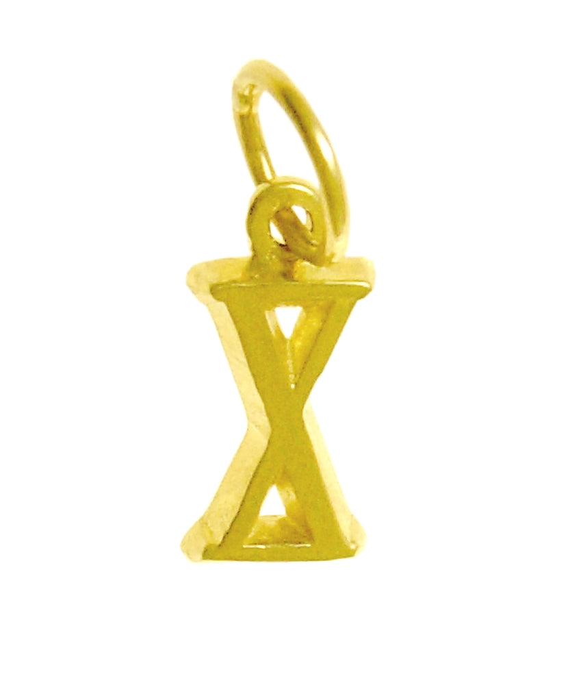 14k Gold Pendant, Small Roman Numerals for Celebrating All Occasions; Anniversary, Birthdays