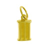 14k Gold Pendant, Small Roman Numerals for Celebrating All Occasions; Anniversary, Birthdays
