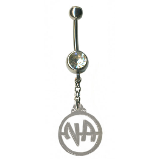 Sterling Silver Body Jewelry,  "NA " Initials