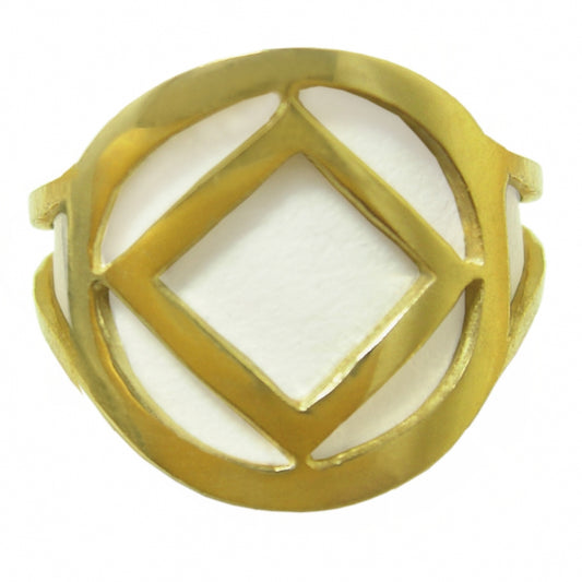 14k Gold Ring, Narcotics Anonymous NA Symbol