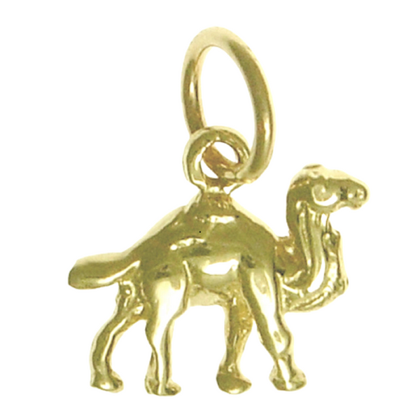 14k Pendant, Adorable Camel "Can Go 24 Hours Without A Drink"