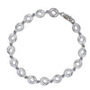 Sterling Silver Anklet, Continuous Narcotics Anonymous NA Symbol 7", 8" Bracelet or 9.5"