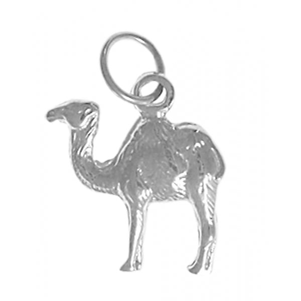 Sterling Silver Pendant, Adorable Camel "Can go 24 Hours without a Drink"