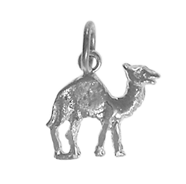 Sterling Silver Pendant, Adorable Camel "Can Go 24 Hours Without A Drink"