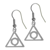 Sterling Silver Earrings, Family Recovery Symbol