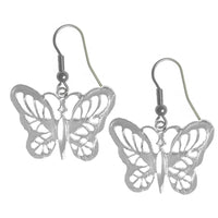Sterling Silver, Beautiful Butterfly Earrings