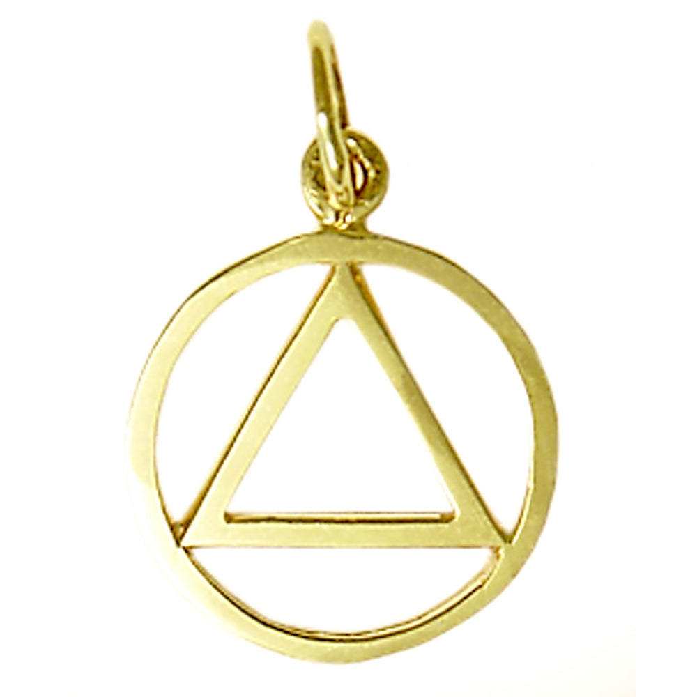 14k Gold Pendant, Flat Style, Medium Size*
