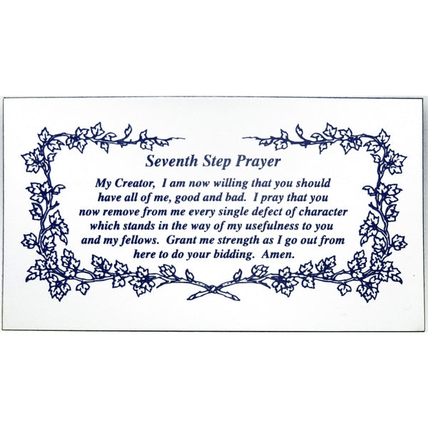 Alcoholics Anonymous AA Recovery Seventh Step Prayer Magnet