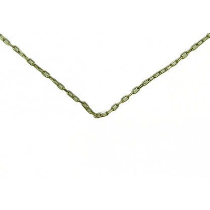 16"; Light Brass Link Chain