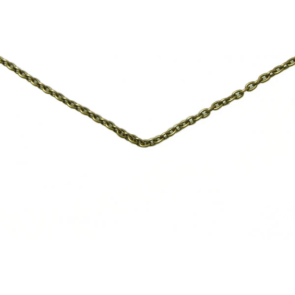 24" Medium Brass Link Chain