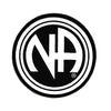 3" Round "NA " Initial Recovery Sticker, Available in 7 Colors