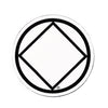 1-1/2" Round Narcotics Anonymous NA Recovery Symbol Sticker, Available in 5 Colors