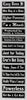 "Multiple Saying Strip" Bumper Sticker, Available in 3 Colors, Size 11-1/2" x 3"