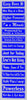 "Multiple Saying Strip" Bumper Sticker, Available in 3 Colors, Size 11-1/2" x 3"