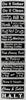"Multiple Saying Strip" Bumper Sticker, Available in 3 Colors, Size 11-1/2" x 3"
