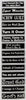 "Multiple Saying Strip" Bumper Sticker, Available in 3 Colors, Size 11-1/2" x 3"